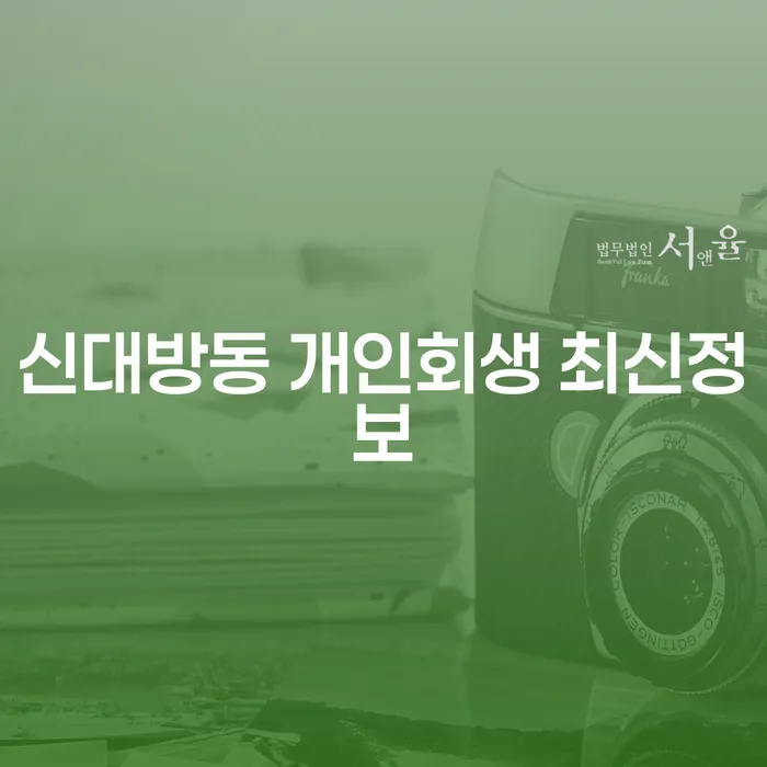 신대방동 개인회생 최신정보