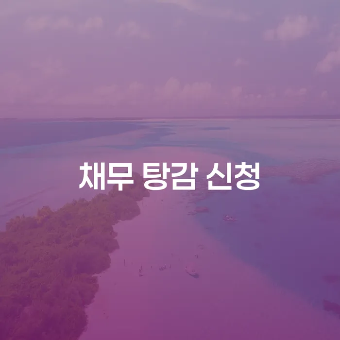 채무 탕감 신청이 필요한 이유와 절차는 무엇일까?