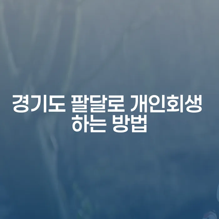 경기도 팔달로에서 개인회생을 어떻게 진행할 수 있을까요?